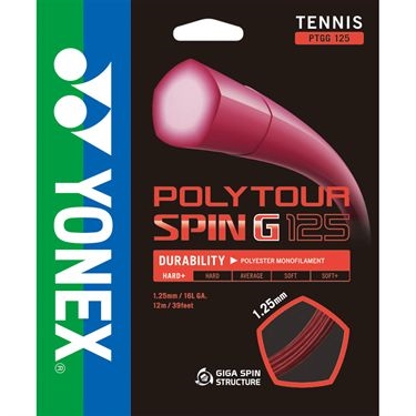 סט גידים |   YONEX POLYTOUR SPIN G1.25