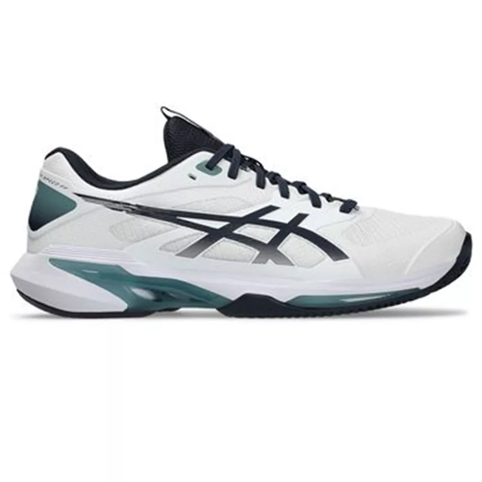 נעלי טניס אסיקס |  ASICS Solution  Speed FF 4 WHITE MIDNIGHT