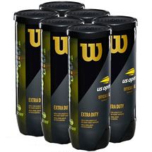 שישיית קופסאות כדורי וילסון WILSON US OPEN EXTRA DUTY פיור טניס