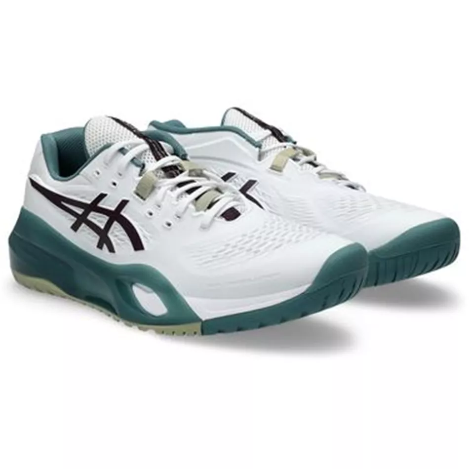 נעלי טניס אסיקס | ASICS GEL-RESOLUTION X White-Saxon Green