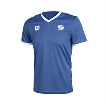 חולצת וי לגברים | WILSON MEN V T- SHIRT פיור טניס