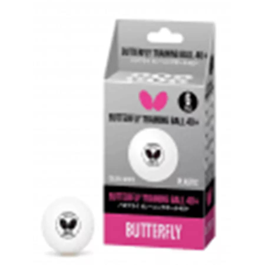 כדורי טניס שולחן | 6 כדורי טניס שולחן לאימון 40+ Butterfly Training Ball