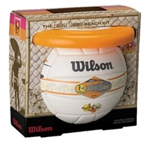כדור עף חופים+פריזבי WILSON פיור טניס