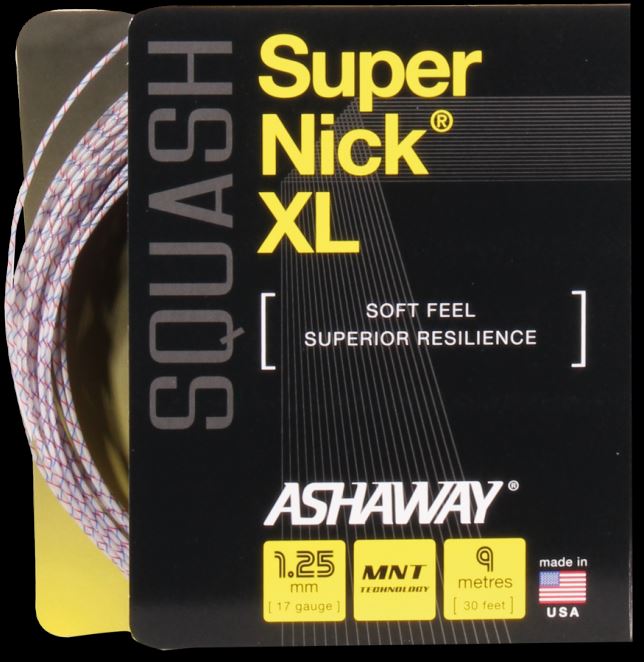 שיזור מחבט סקווש בגידASHAWAY SUPERNICK XL