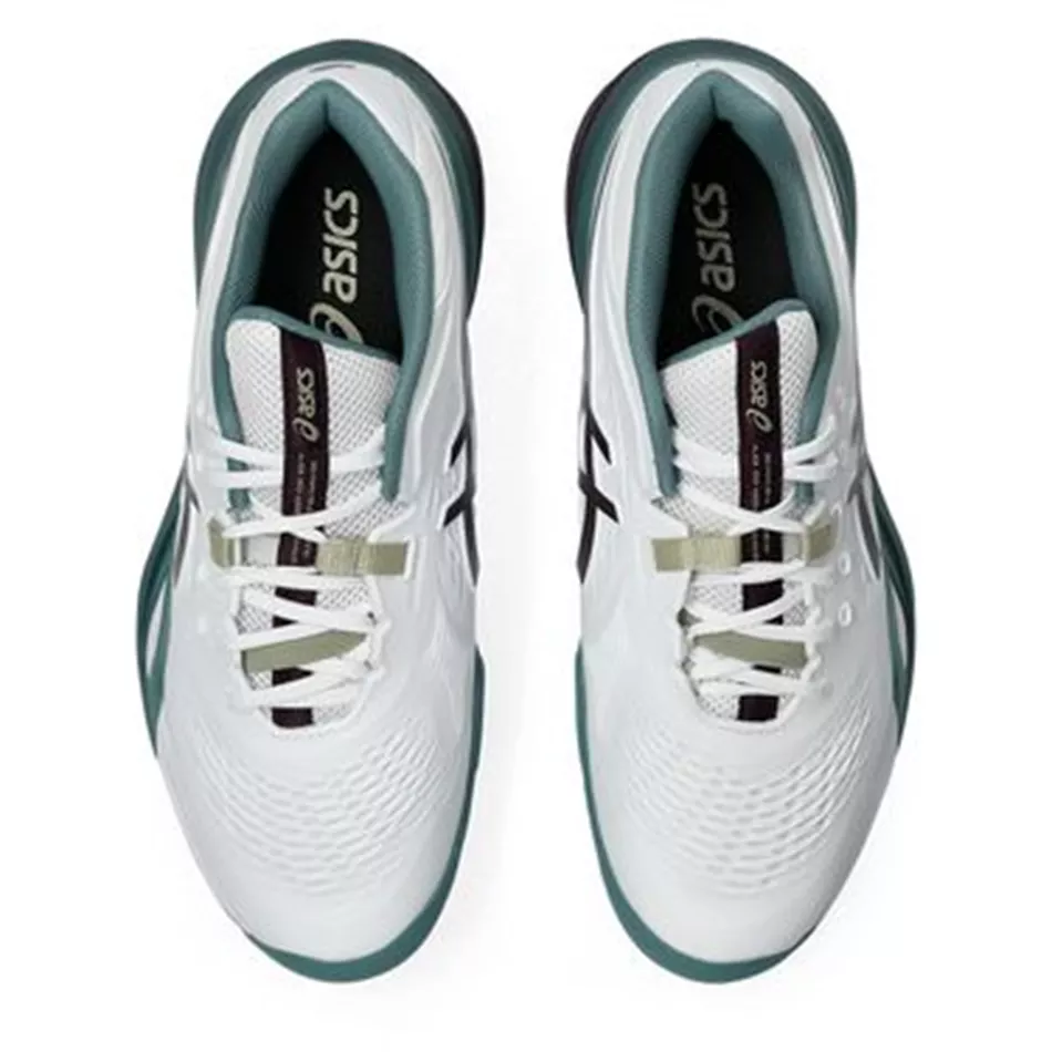 נעלי טניס אסיקס | ASICS GEL-RESOLUTION X White-Saxon Green