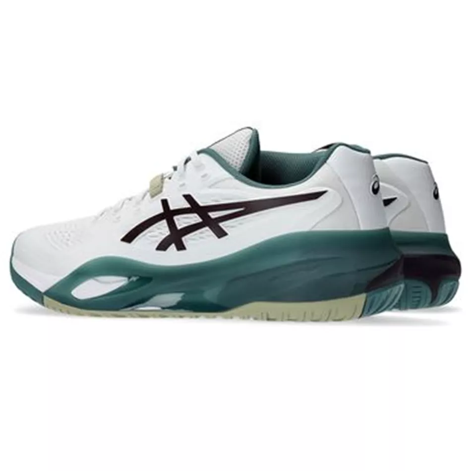 נעלי טניס אסיקס | ASICS GEL-RESOLUTION X White-Saxon Green