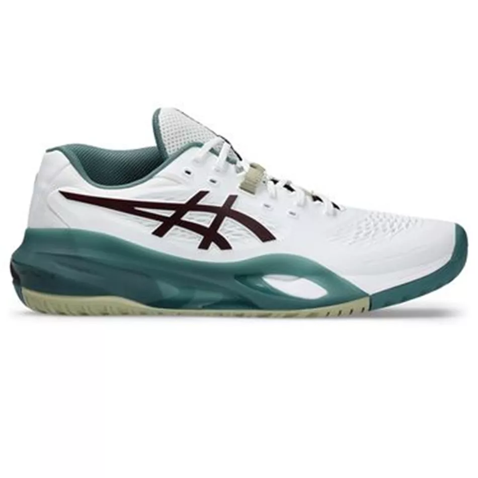 נעלי טניס אסיקס | ASICS GEL-RESOLUTION X White-Saxon Green